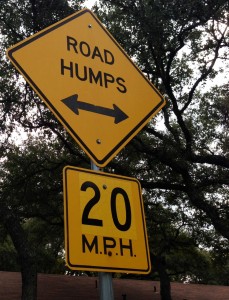 speed bumps