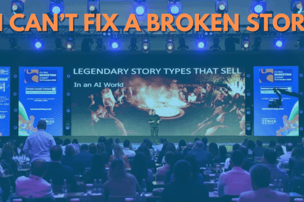 AI Can’t Fix a Broken Story Bryan Eisenberg Keynote Speaker