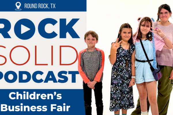 Children's Business Fair Young entrepreneurs on the Rock Solid podcast.